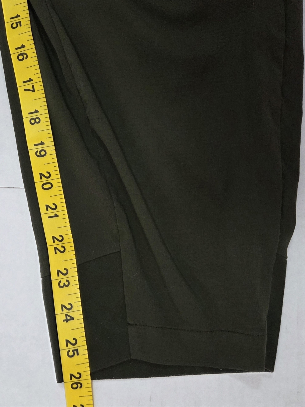 Athleta Womens Trekkie High Rise Jogger Pants Size 20 Aspen Olive Sporty Logo - Picture 8 of 14